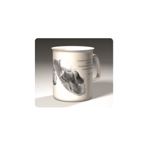 Taza Literaria "Caminante no hay Camino" de Antonio Machado