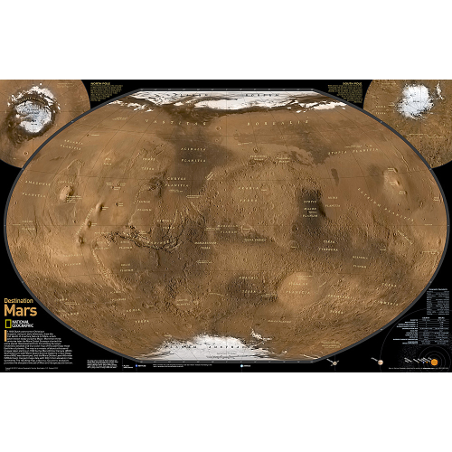 Mars, The Red Planet (51x79) 2 caras inglés