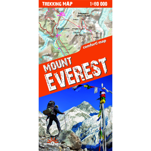 Monte Everest 1:80.000 plastificado