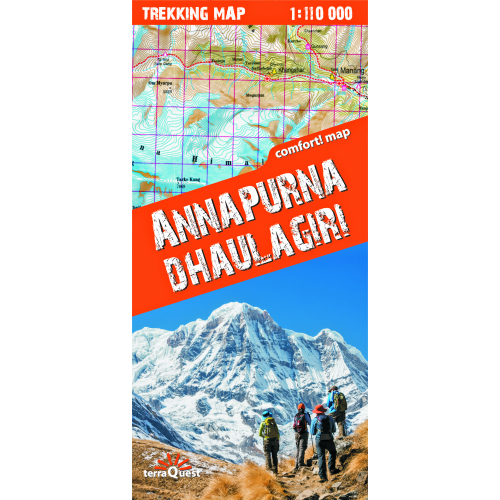 Annapurna & Dhaulagiri 1:110.000 plastificado