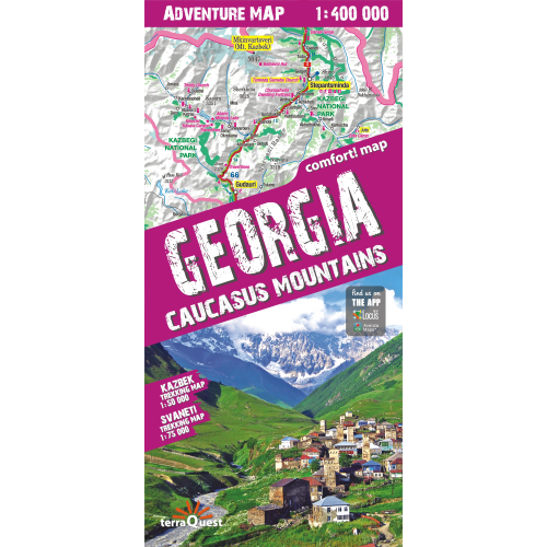 Georgia 1:400.000 plastificado