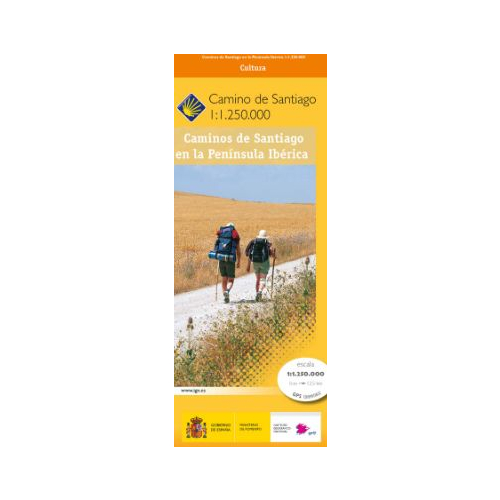 Caminos de Santiago en la Península Ibérica 1:1.250.000