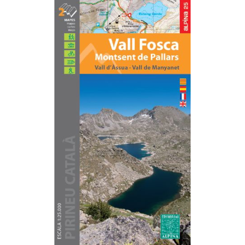 Vall Fosca-Montsent de Pallars 1:25.000