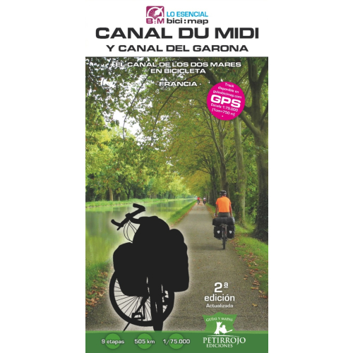 Canal Du Midi y Canal del Garona 1:75.000